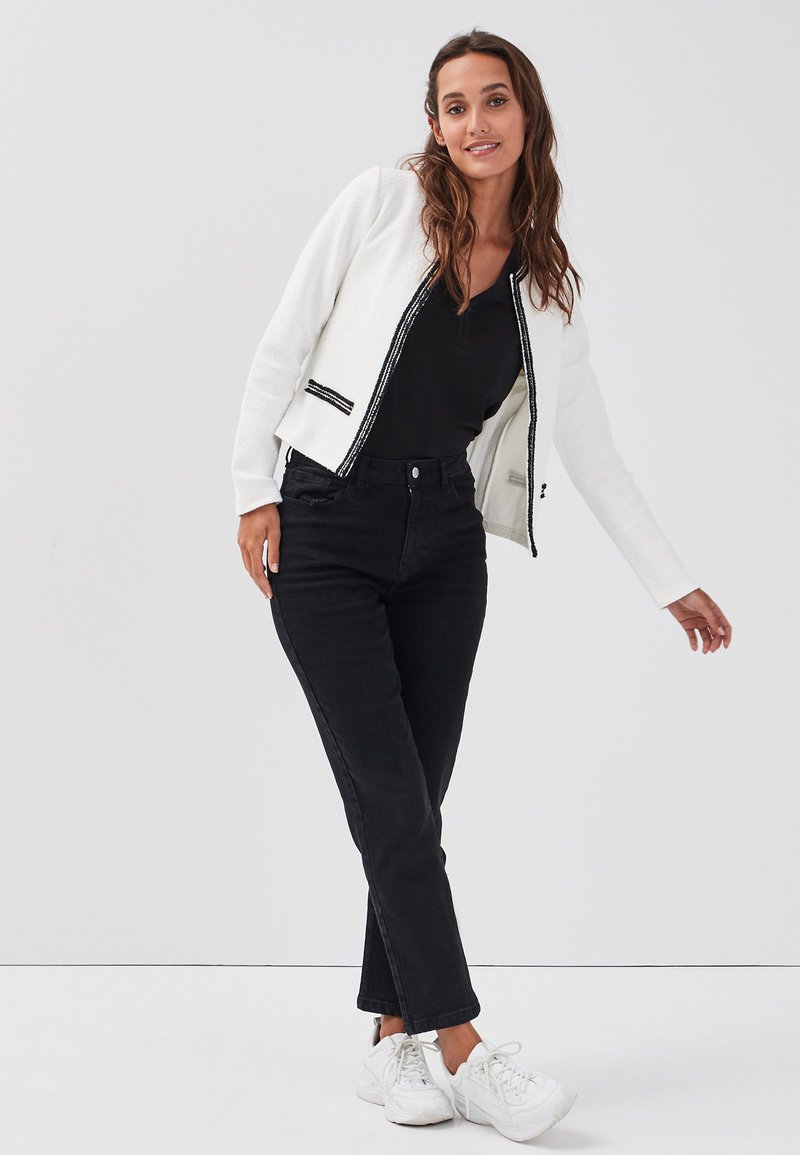 Cache Cache MIT AUSGEFALLENEN STREIFEN - Gilet - ecru