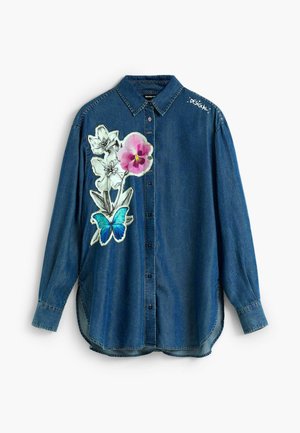 Desigual, EMBROIDERED FLOWER SHIRT - Overhemdblouse - pink