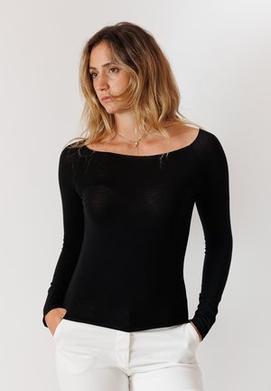 Maglietta a manica lunga - nero