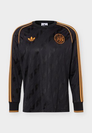 adidas Originals, AJAX AMSTERDAM ORIGINALS LONGSLEEVE JERSEY - Klubové oblečenie - black