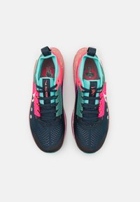 Nike Performance ZOOMX ZEGAMA 2 - Chaussures de running - armory navy/sail/green frost/vivid grape/red stardust