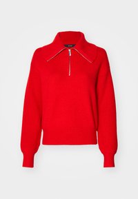 VMILISA ZIP HIGHNECK  - Džemper - high risk red