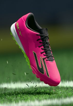 Skechers Performance SKX 2 ACADEMY TF - Fotbollsskor till gräs - pink/black/lime