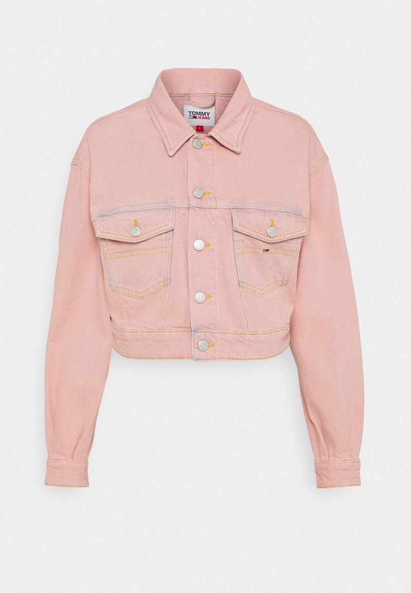Tommy Jeans Džínová bunda - pink