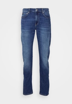 Calvin Klein Jeans SLIM TAPER - Siaurėjantys džinsai - denim dark