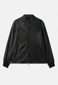 BLOUSON JACKET - Leather jacket - black beauty