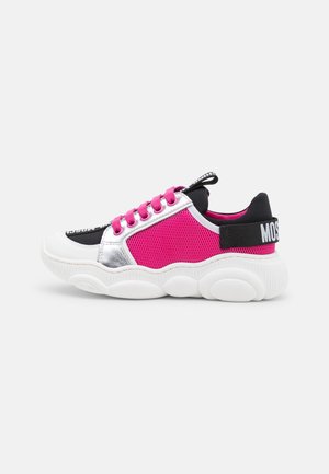 Baskets basses - white/fuxia