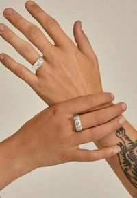 Pilgrim STAR ADJUSTABLE - Ring - silver plated