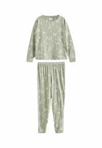 Next REGULAR FIT SET - Nattøj sæt - sage green forest