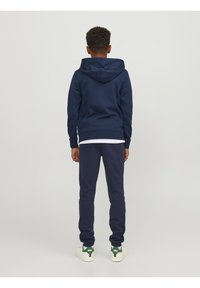 Jack & Jones Junior Felpa con zip - dark blue