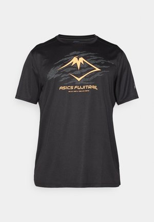 ASICS FUJITRAIL LOGO TOP - Športne majice - performance black