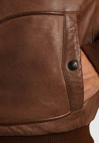 PME Legend HUDSON LOCKHEED - Lederjacke - brown