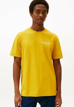 HERALD BACK GRAPHIC - T-shirt con stampa - countryside yellow