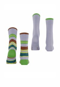 Esprit RETRO STRIPE 2-PACK - Sokken - blue fog