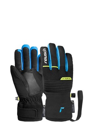 Gloves - blck/brilblu/safety yell