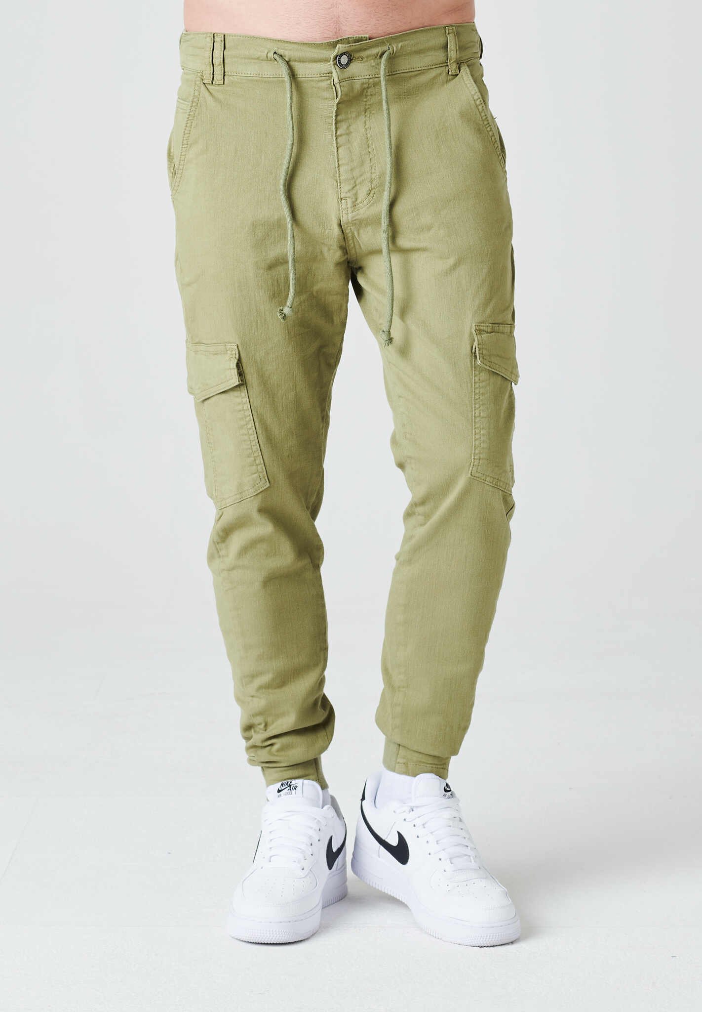 2Y Premium Jeans Tapered Fit khaki