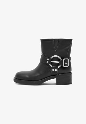 BADURA, Cowboy-/Bikerlaarsjes - black