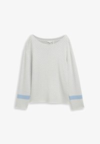 Sélectionné, mini argyle on grey melange