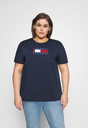 TIMELESS FLAG TEE - T-shirt imprimé - twilight navy