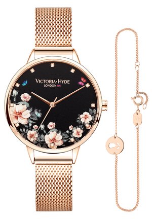 PARK FLOWER SET - Horloge - rose gold-coloured