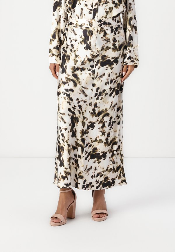 ROXANE  - Maxi skirt - oyster gray