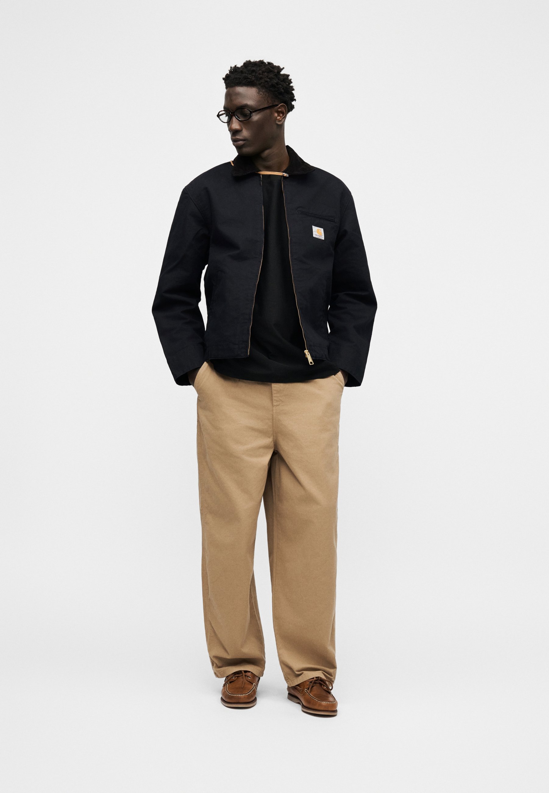 Carhartt WIP DETROIT - Lichte jas - black/zwart - Zalando.nl