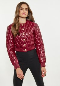 faina Giacca di pelle - burgund