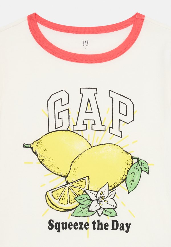 LOGO VALUE GIRLS - Print T-shirt - fresh coral3