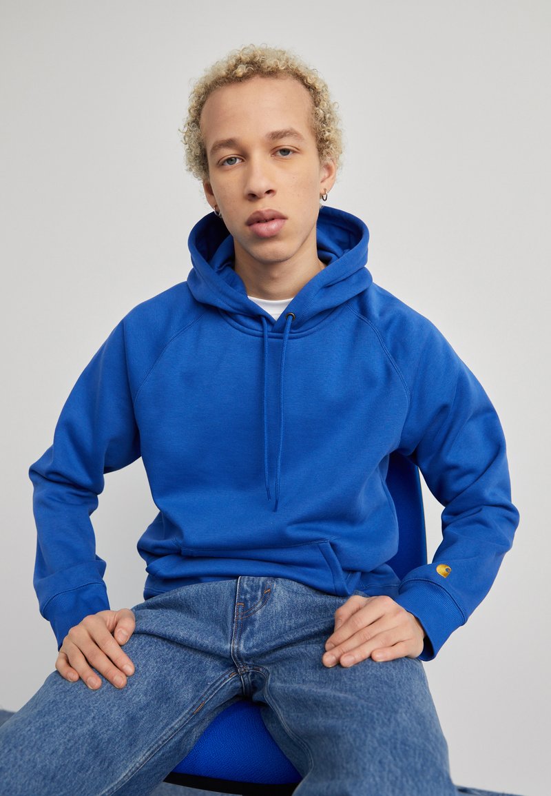 Carhartt WIP HOODED CHASE - Felpa - acapulco blue