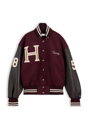 Tommy Hilfiger, VARSITY JACKET - Giubbotto Bomber - deep burgundy