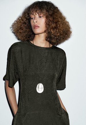 SHORT SLEEVES - Robe longue - mottled green