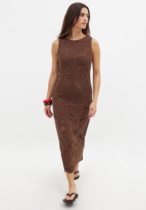 MIDI - Jumper dress - brown