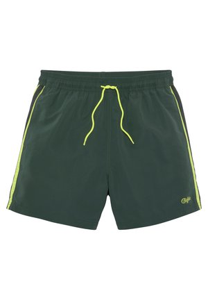 Badeshorts - oliv lime