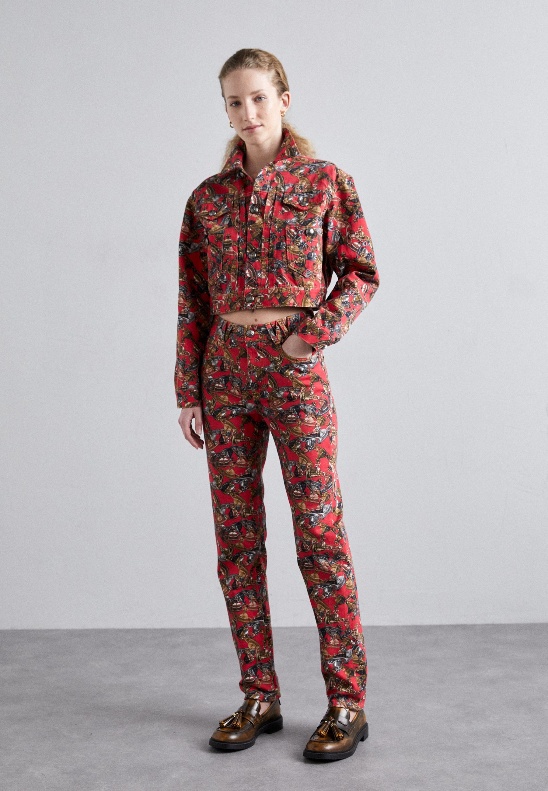 Vivienne Westwood ハリスシャツレア高襟