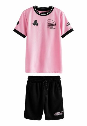 SET REGULAR FIT - Jogginghose - pink black