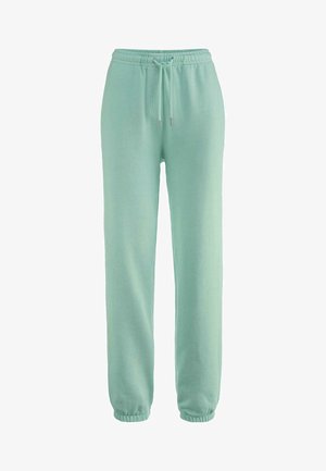 hessnatur, WIDE LEG - Tracksuit bottoms - jadegrün
