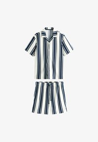 Non sélectionné, white blue stripe