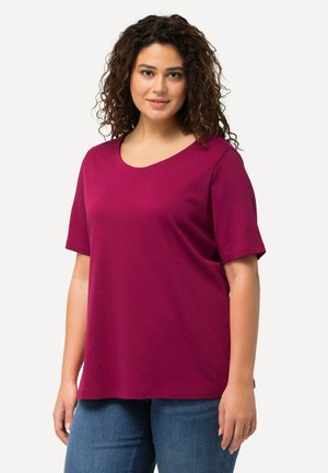 RONDE HALS - T-Shirt basic - magnolia red