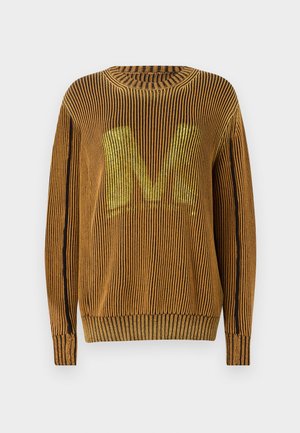 MM6 Maison Margiela CREWNECK - Jumper - saffron/black