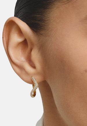 THOMAS SABO, Ohrringe - gelbgoldfarben, weiß