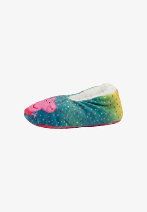 Peppa Pig, PEPPA WUTZ BALLERINAS ABS WINTER HAUSSCHUHE GEFÜTTERT SLIPPER PANTOFFELN - Slippers - mehrfarbig