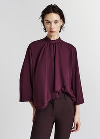 Calliope Bluse - bordeaux