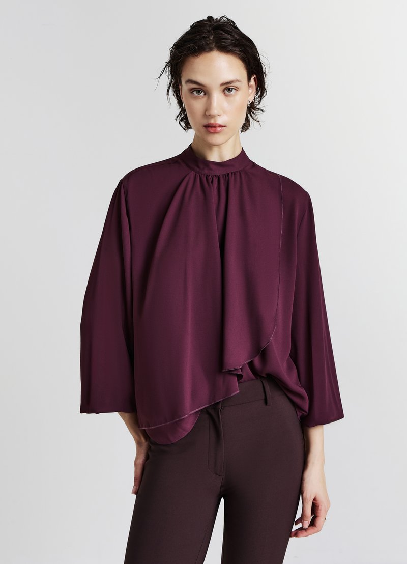 Calliope Bluse - bordeaux