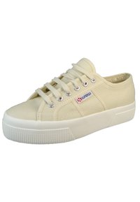 Superga LOW PLATFORM AKJ  - Sneakers laag - beige lt eggshell f avorio