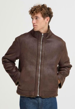 CFMACKSEN - Kunstlederjacke - demitasse