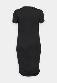 Noisy May Curve NMEMMA ROUCHING DRESS - Vestido de malha - black