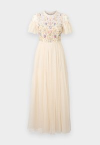 BODICE ROUND NECK ANKLE GOWN - Alkalmi viselet - cream
