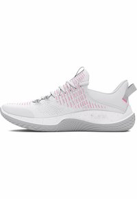 Under Armour - FLOW DYNAMIC  - Sportovní boty - white Miniatura obrázku 1