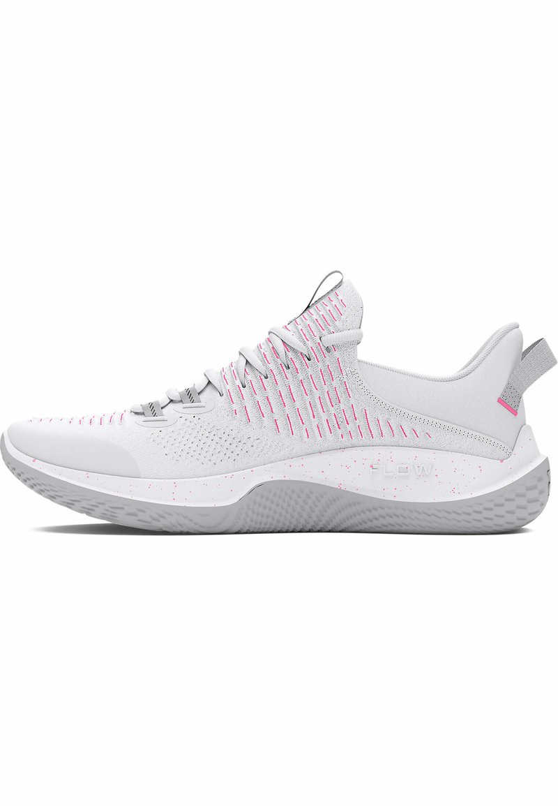 Under Armour - FLOW DYNAMIC  - Sportovní boty - white, Zvětšit