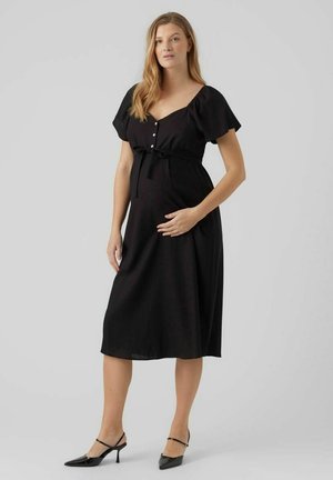 UMSTANDS, KURZ - Robe chemise - black